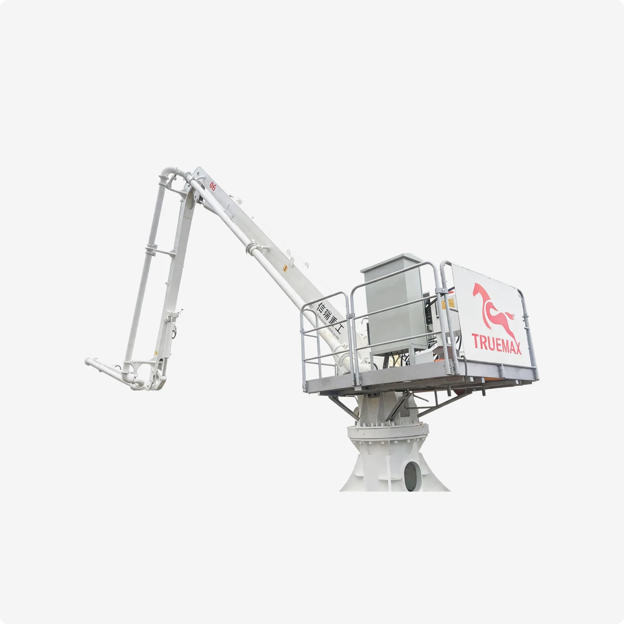 PB21AM-3R Mobile Boat Concrete Placing Boom — 21 m, Boat-Mounted