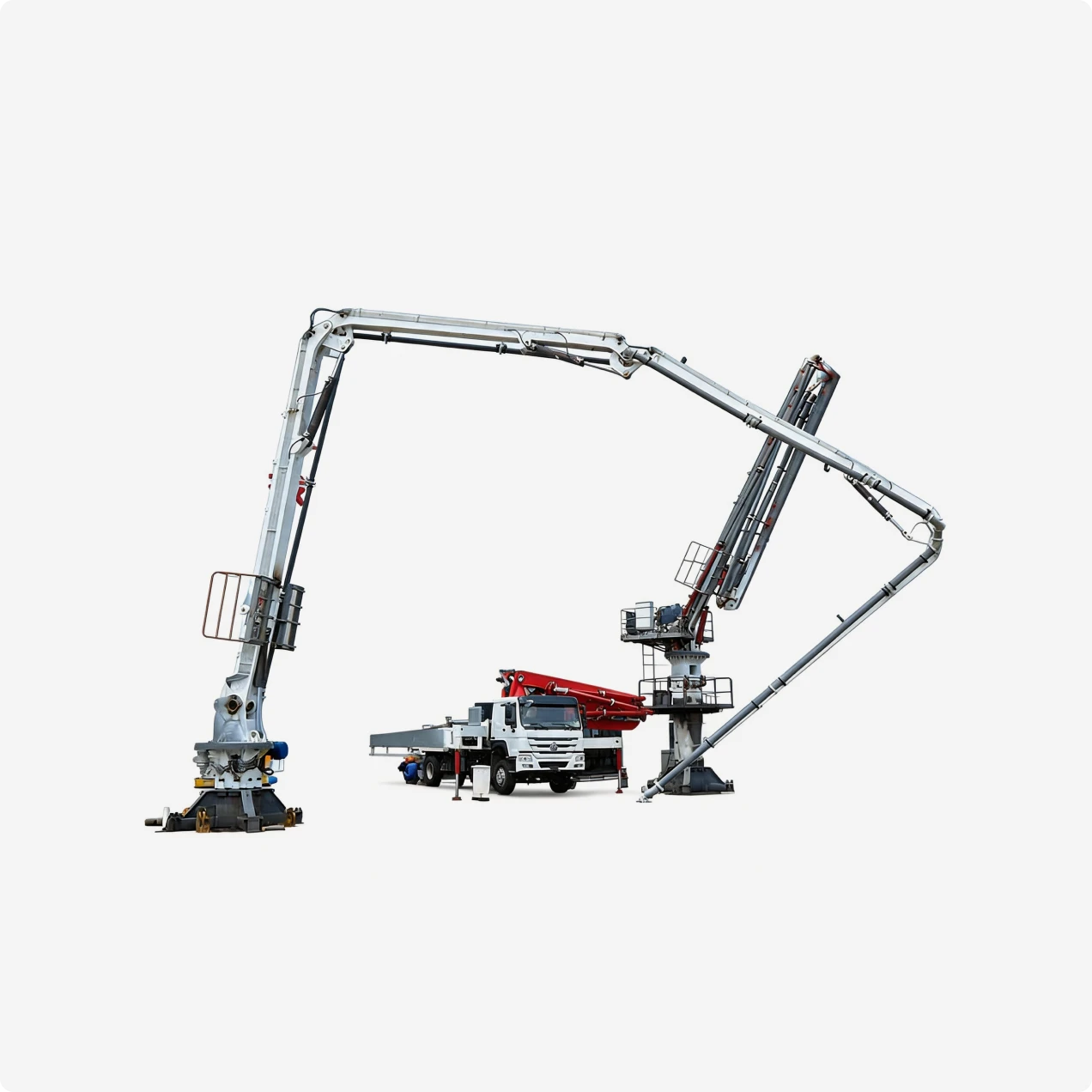 PB33A-4R-II — 32.4 m Four-Section Column-Climbing Placing Boom