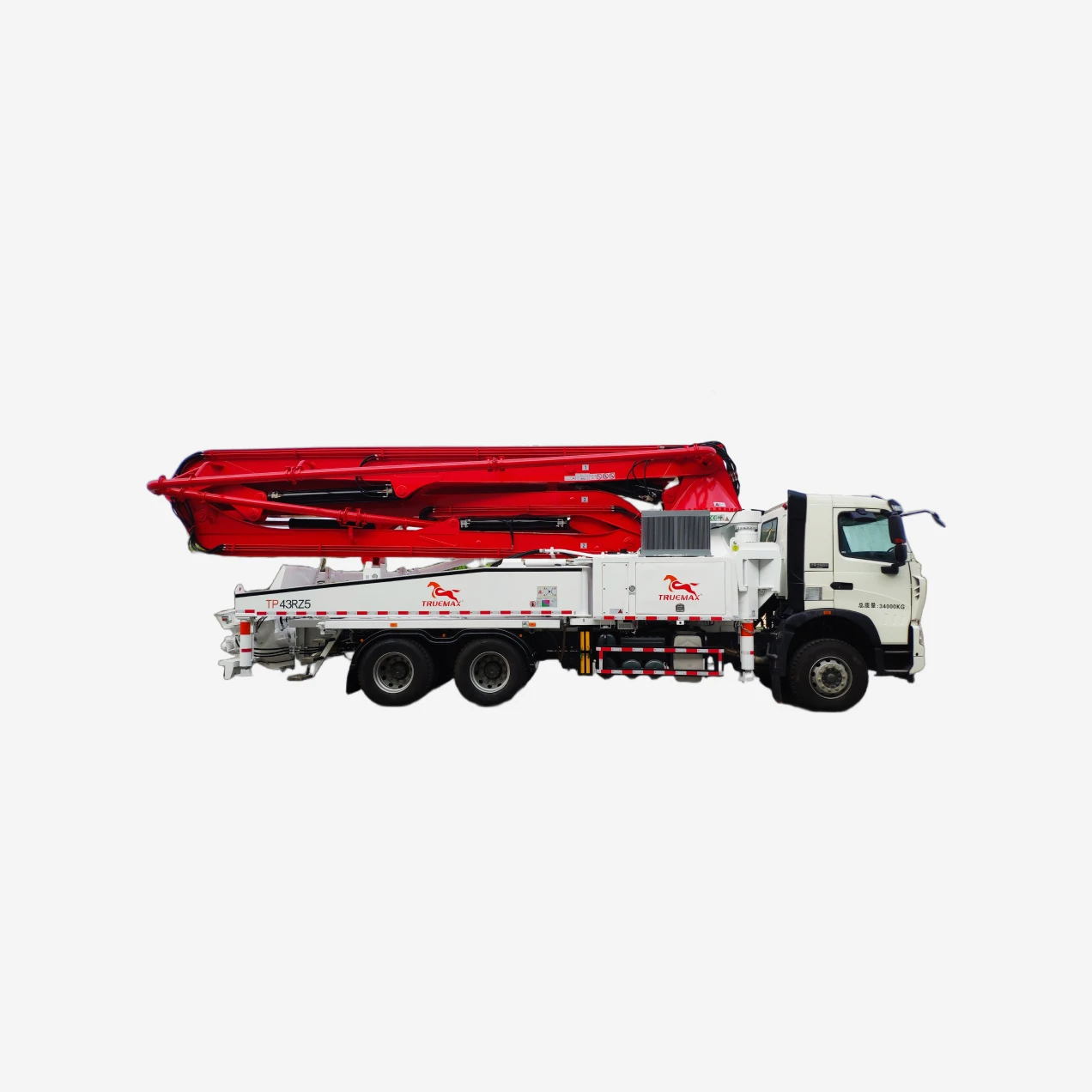 TP43RZ5 Truck-Mounted Concrete Boom Pump — 43 m