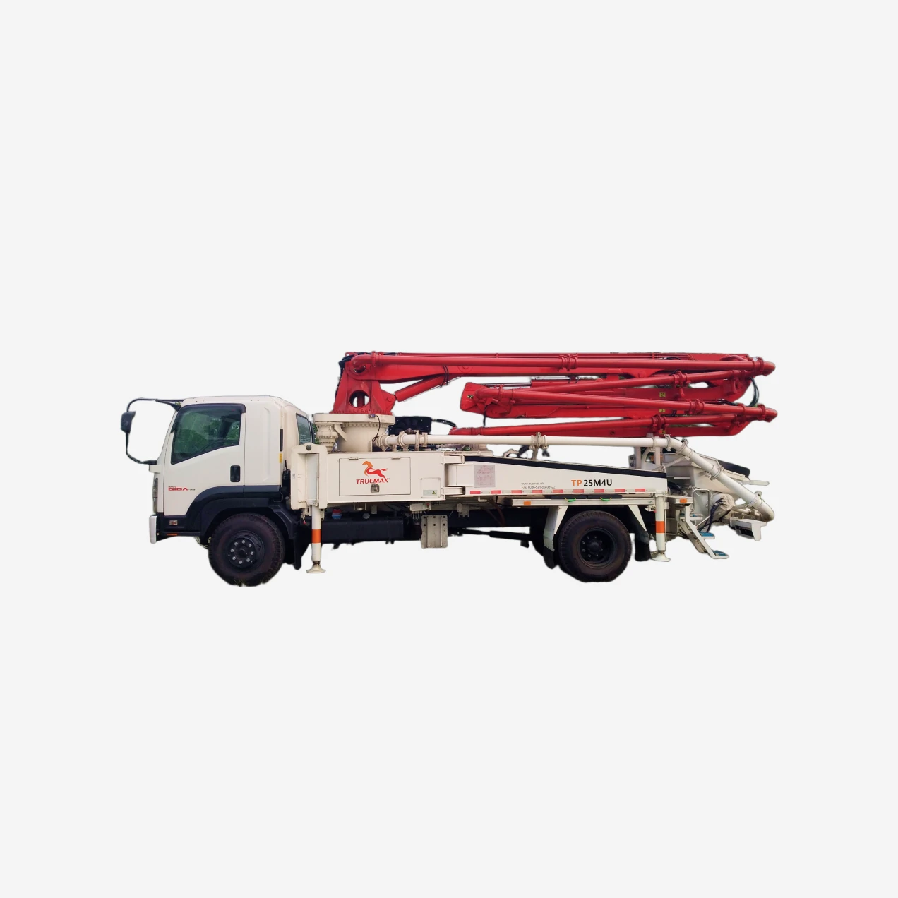 TP25M4 Truck-Mounted Concrete Boom Pump — 24.2 m