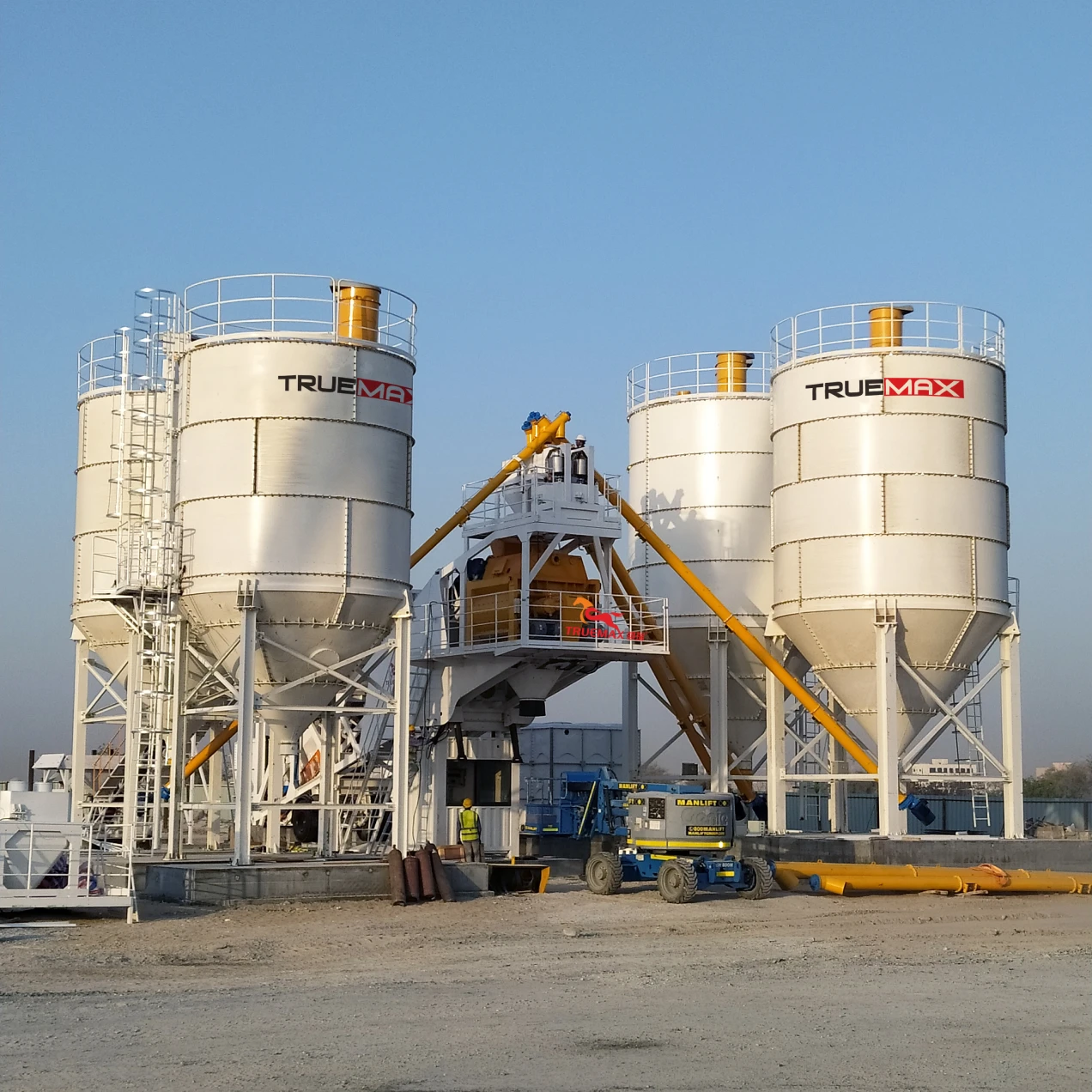 CBP100M Mobile Concrete Batching Plant — 100 m³/h