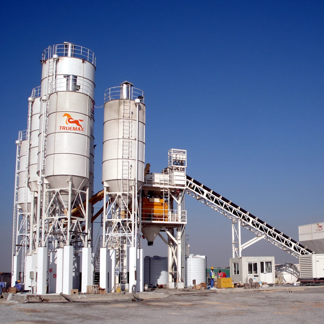 CBP180S Stationary Concrete Batching Plant — 180 m³/h