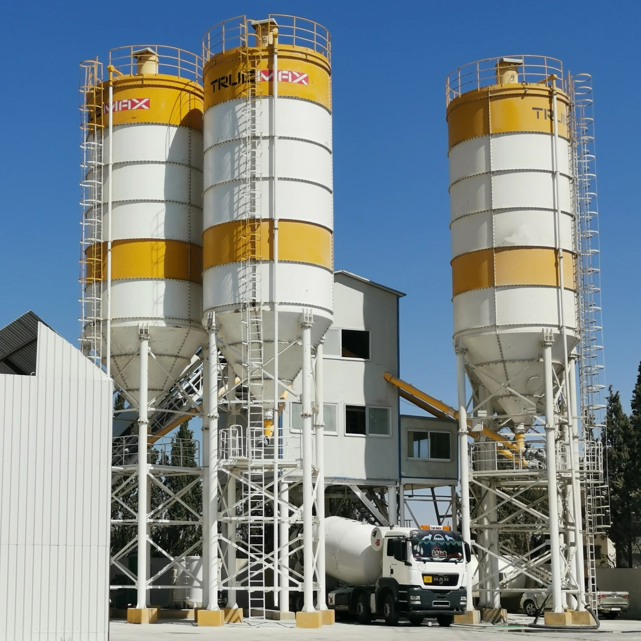CBP120S  Stationary Concrete Batching Plant — 120 m³/h
