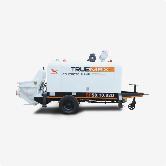 SP50.10.82D Stationary Concrete Pump — Small Diesel Trailer Pump