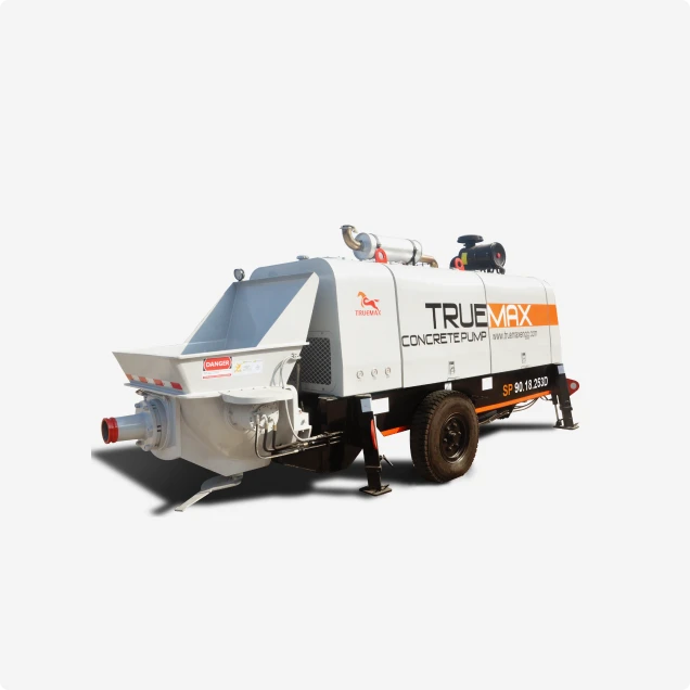 SP90.18.253D Stationary Concrete Pump — Diesel Pump for Mid- to High-Rise Buildings