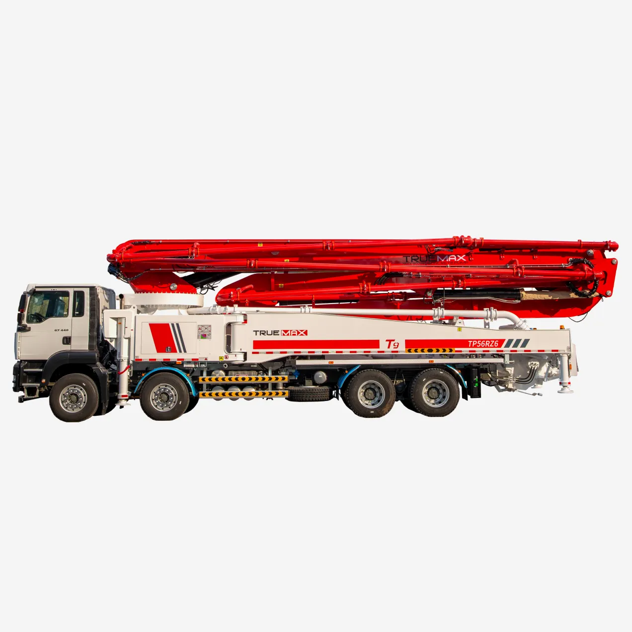 TP56RZ6 Truck-Mounted Concrete Boom Pump — 56 m