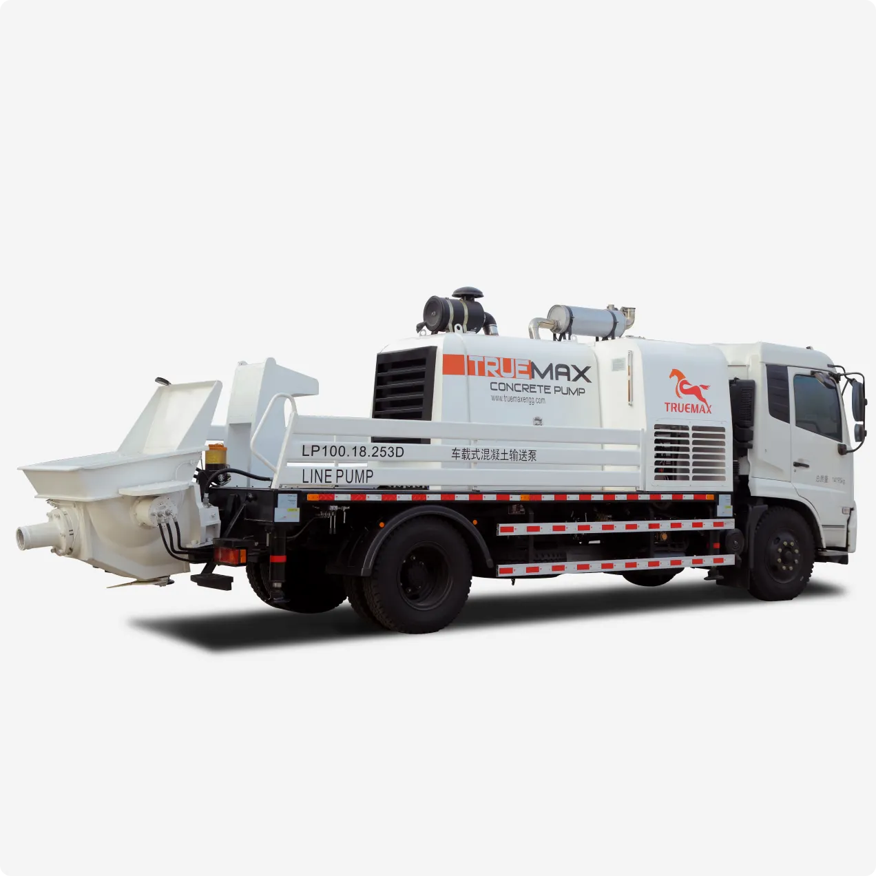 LP100.18.253D Truck-Mounted Concrete Line Pump — 18 MPa Mid-to-High-Rise Pump