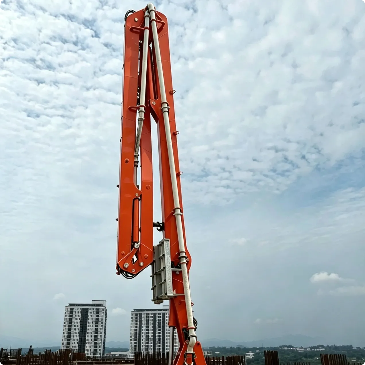 PB36-4R-E Column-Climbing Concrete Placing Boom — 36 m