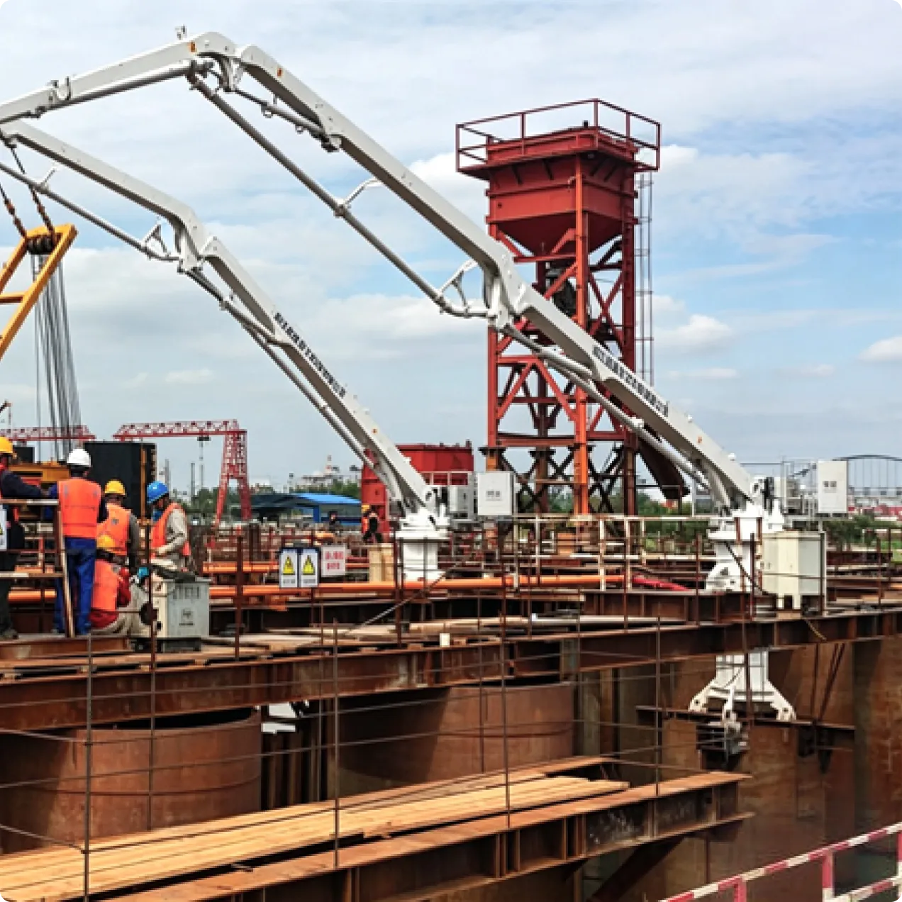 PB21AM-3R Formwork-Climbing Concrete Placing Boom — 21 m