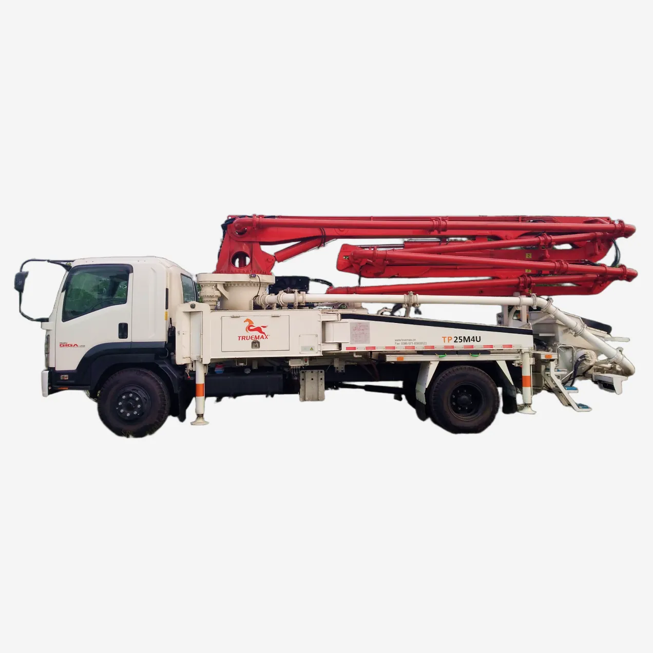 TP25M4 Truck-Mounted Concrete Boom Pump — 24.2 m