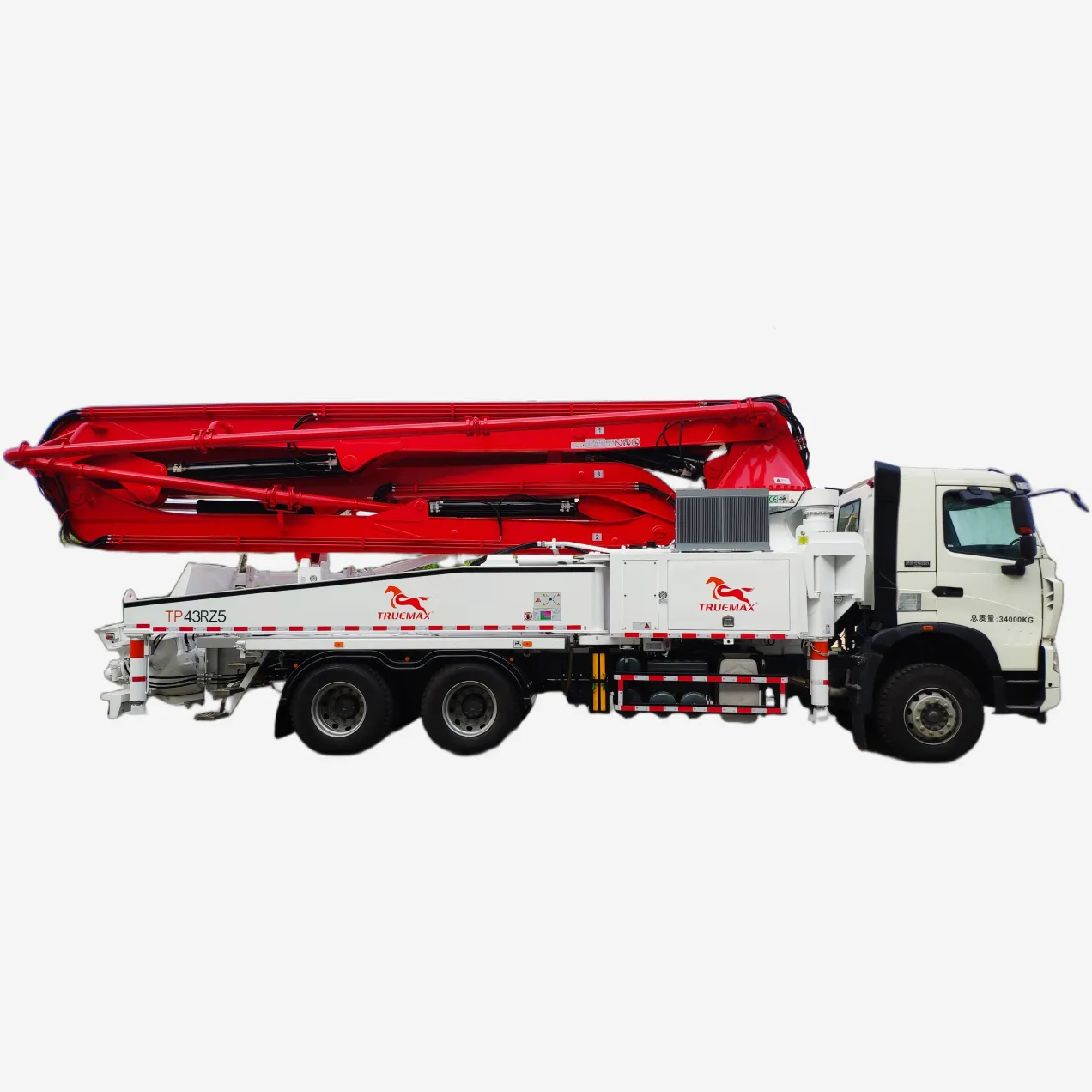 TP43RZ5B Truck-Mounted Concrete Boom Pump — 43 m