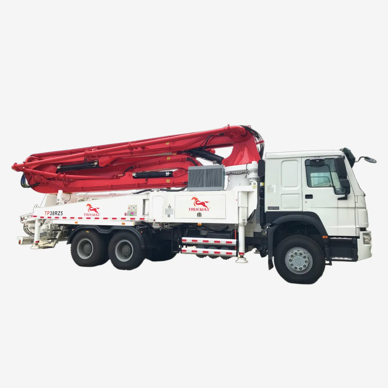 TP38RZ5 Truck-Mounted Concrete Boom Pump — 38 m